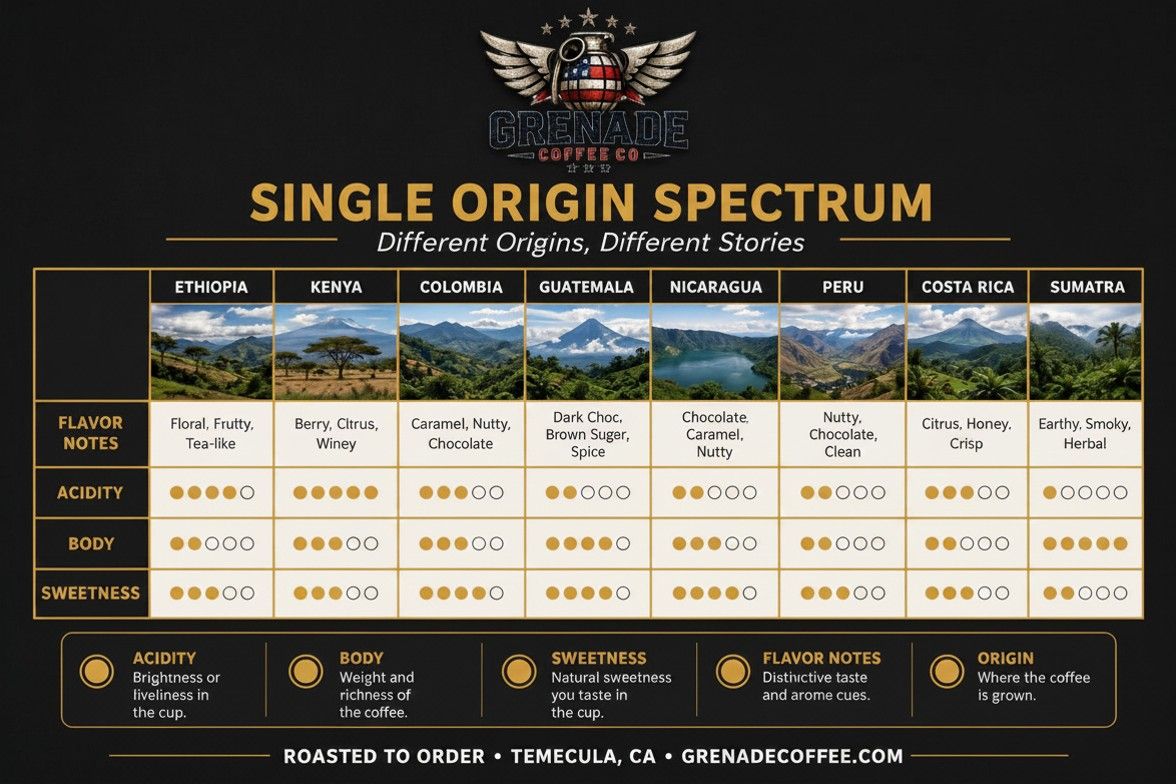 Single Origin Coffee Guide: Seed to Cup Tactical Fuel