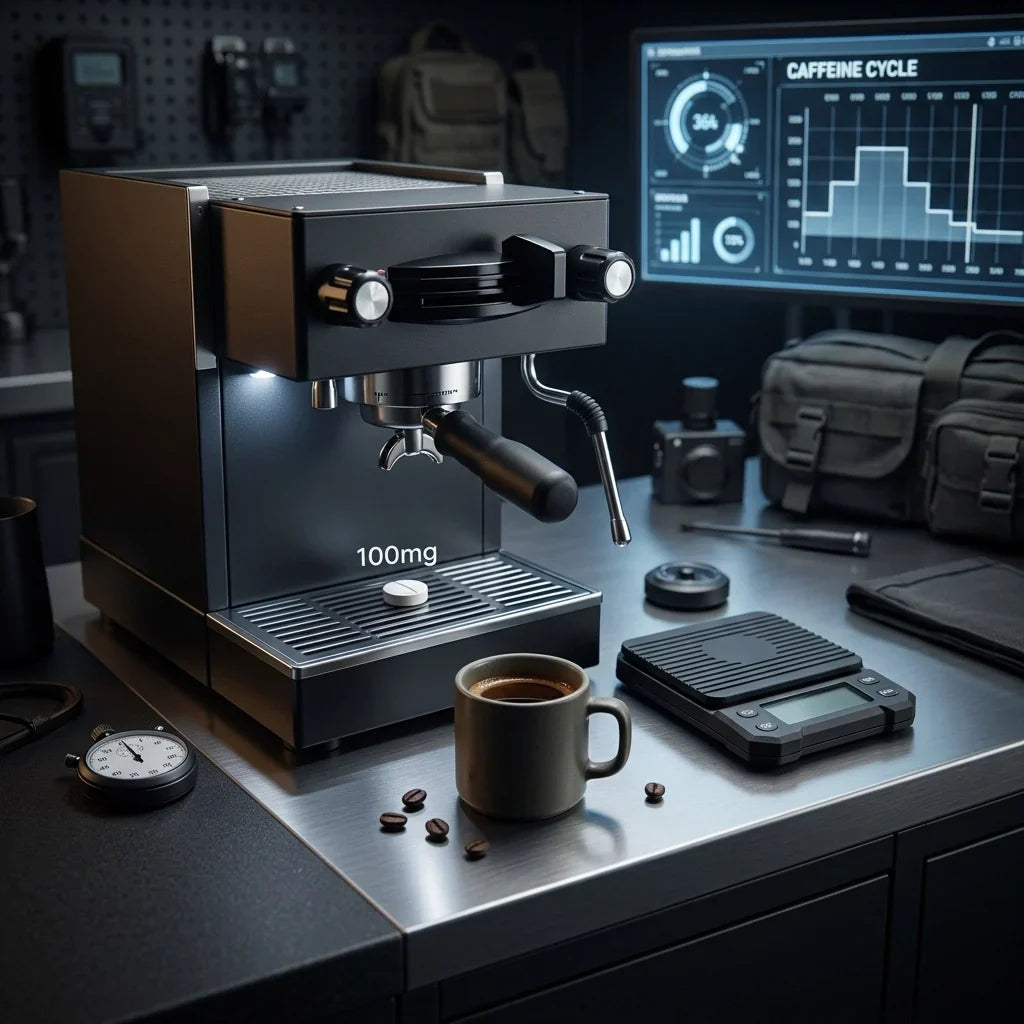 Precision caffeine dosing guide — tactical coffee cycling for peak cognitive performance by Grenade Coffee