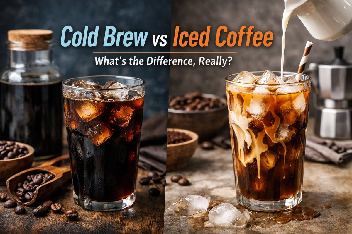 Cold brew vs iced coffee: what’s the difference, really?