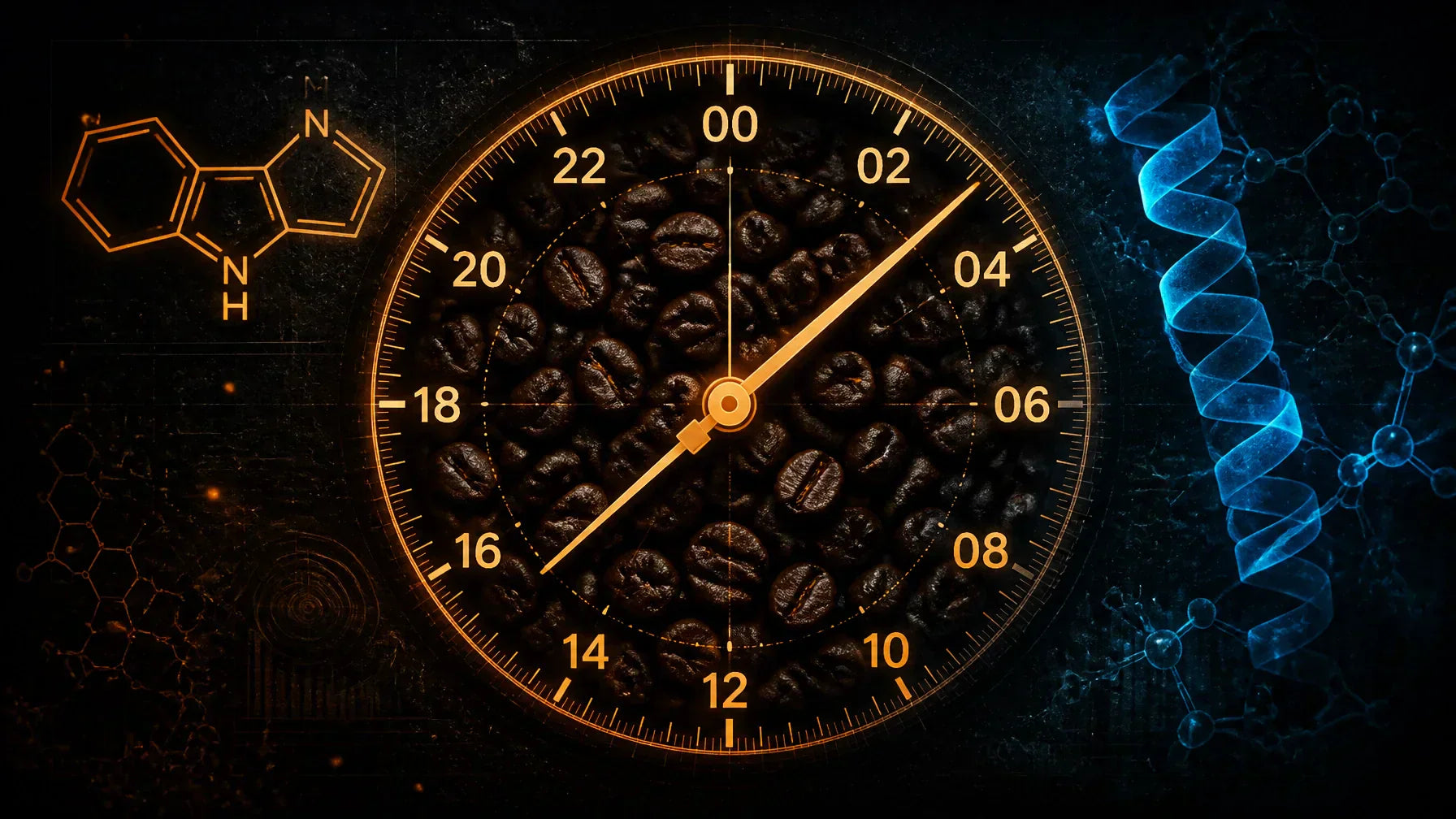 Circadian autophagy coffee timing guide — how to align your coffee to your biological clock for cellular cleanup | Grenade Coffee