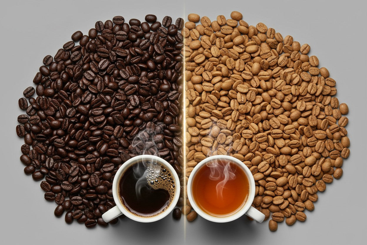Dark Roast vs. Light Roast: Which Coffee Is Actually Stronger?