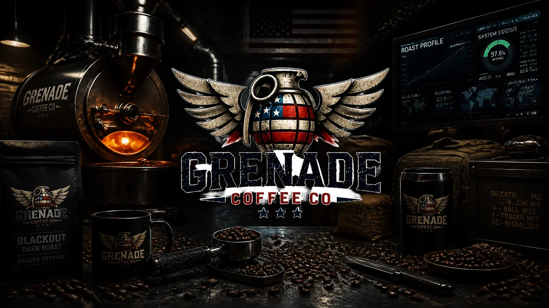FDA-inspected coffee roasting facility vs. garage roaster — Grenade Coffee food safety standards