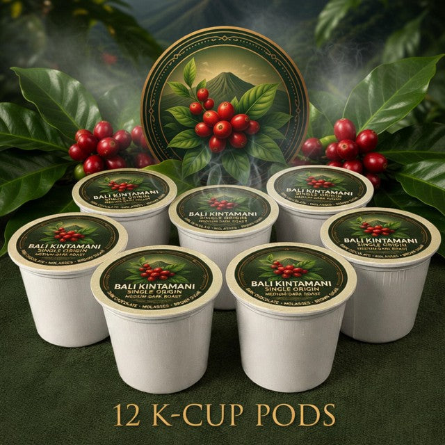 Bali Coffee Pods - Single Origin Kintamani Dark Roast