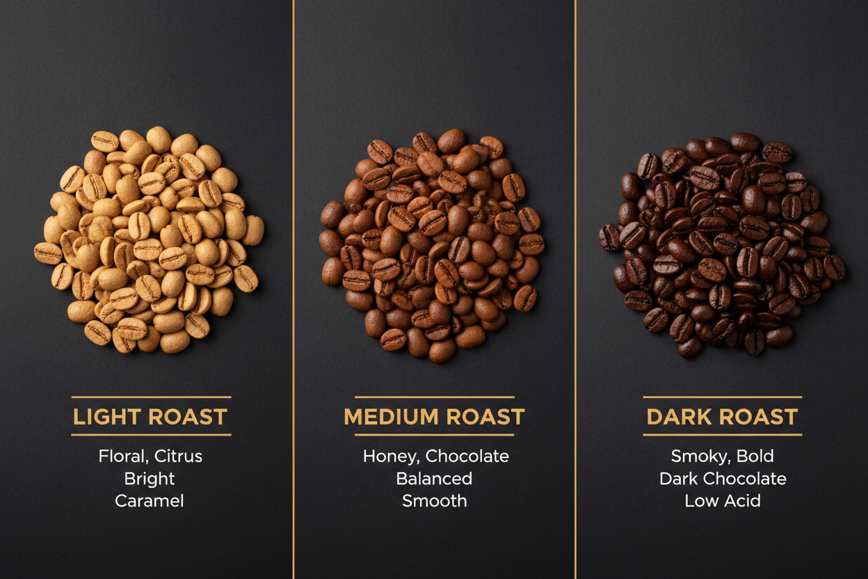 Coffee Roast Spectrum Chart