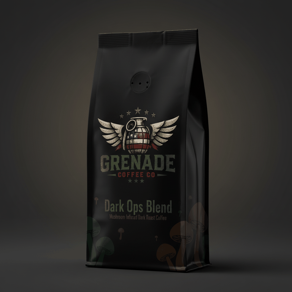 Dark Ops Blend — Mushroom Infused Dark Roast Coffee