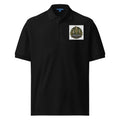 Men's Premium Polo by Grenade Coffee with embroidered logo, classic fit, and durable fabric blend
