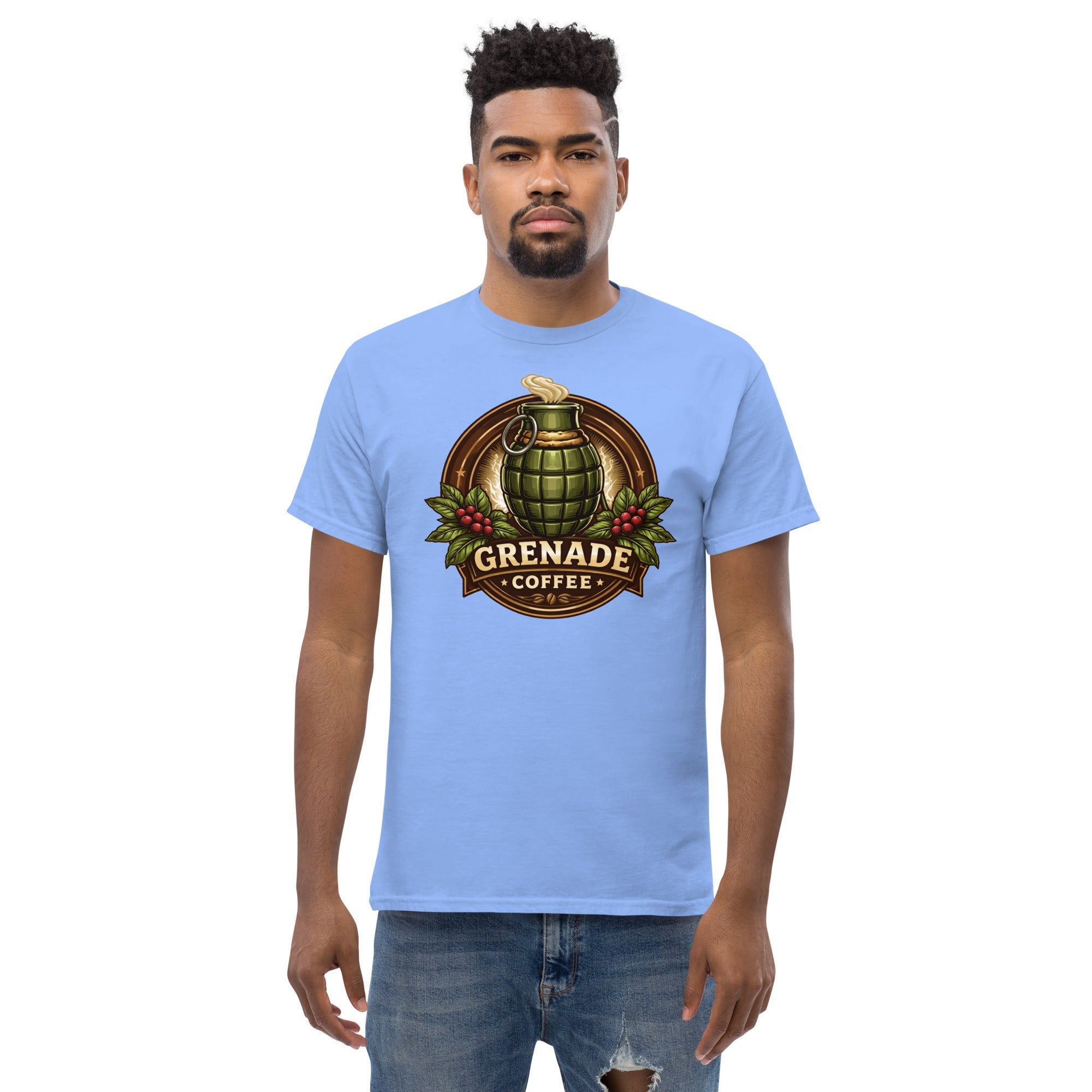 Unisex classic tee 100% cotton structured fit with sharp edges perfect for layered streetwear