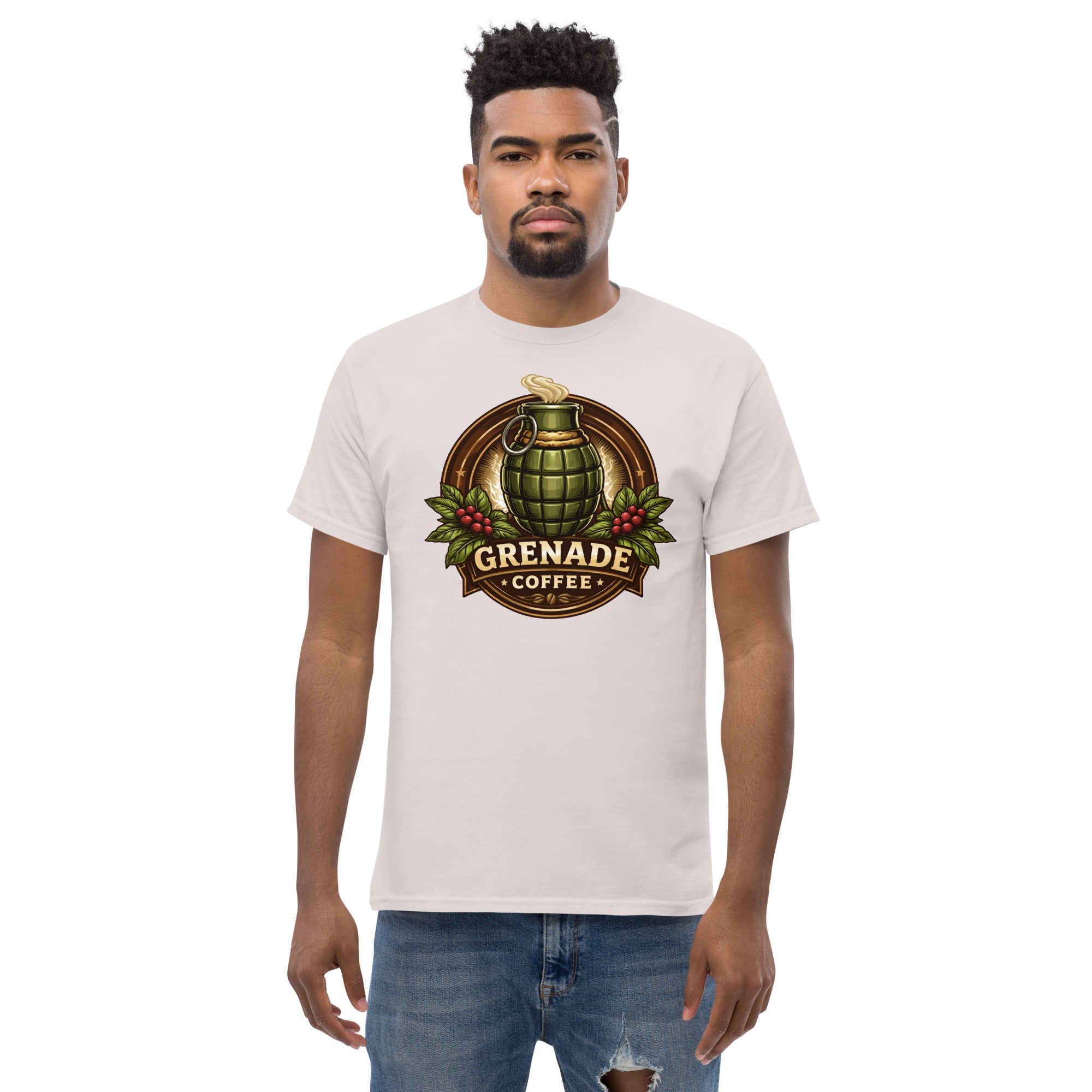 Unisex classic tee 100% cotton structured fit streetwear layering