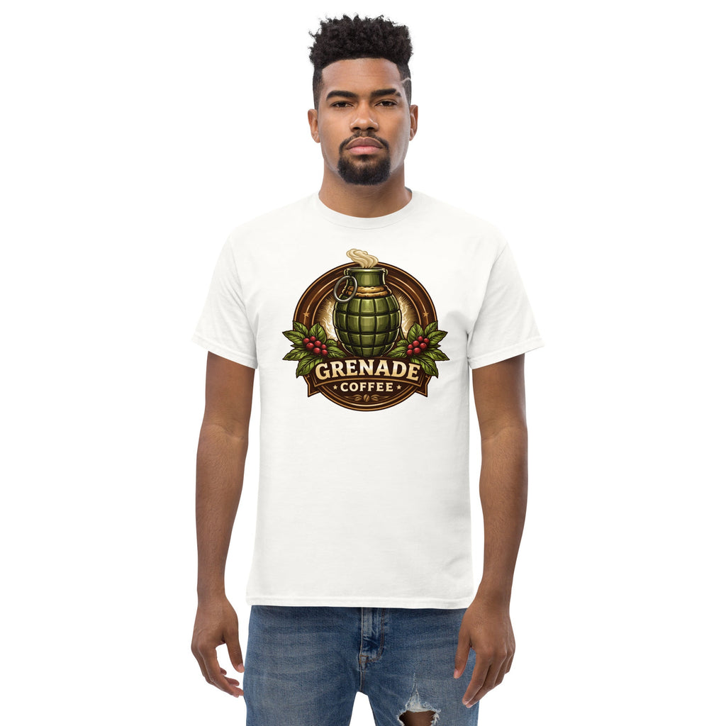 Unisex classic tee 100% cotton structured streetwear layered outfit